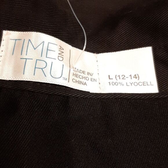 Black Shirt Dress by Time and Tru - Picture 8 of 14